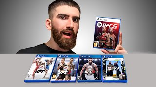 I Played Every EA UFC Game in ONE VIDEO!