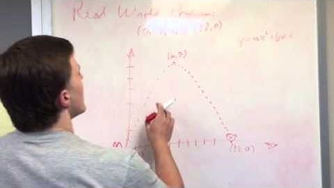 Real world problem parabola
