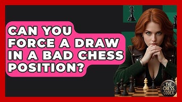Can You Force A Draw In A Bad Chess Position? - The Chess Codex