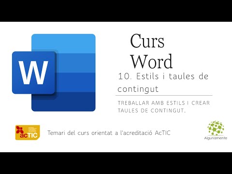 Vídeo: Com puc crear una taula de text al quadre?