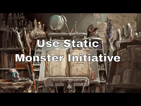 Use Static Initiative for D&D 5e Monsters #dnd #lazydm #dndtip #dmtip