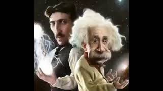 Nikola Tesla and Albert Einstein 360p