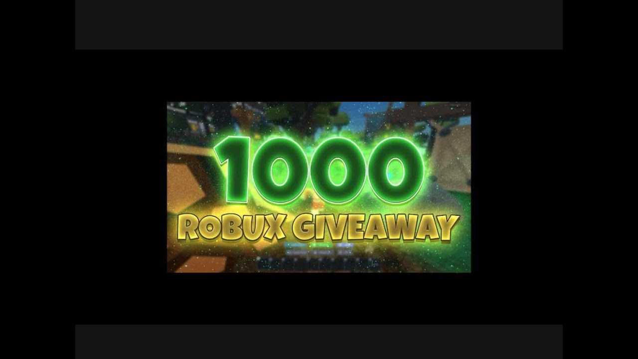 (🔴LIVE) .• 1K ROBUX GIVEAWAY!•.[CHECK DESCRIPTION{ - YouTube