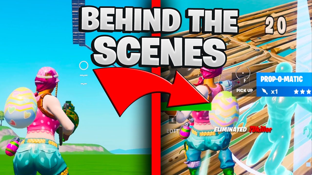 BEHIND THE SCENES OF 200 IQ FORTNITE PLAYER!