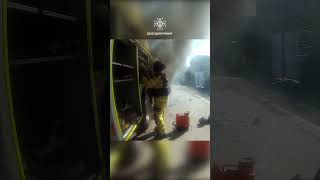 Ворожий дрон знищив пожежний автомобіль на Донеччині