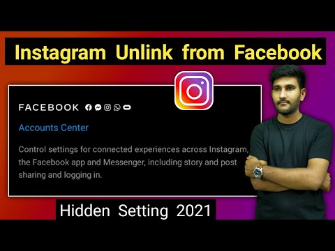 What is Instagram Account Center, How to Unlink instagram account from Facebook, Jaipur knowledge ??