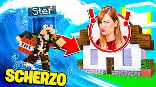 FACCIO UNO SCHERZO ALLA MIA RAGAZZA SU MINECRAFT! *DIVERTENTE*