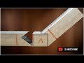 Secret profile piper  box bar cutting tricks 90degree angle khwelding