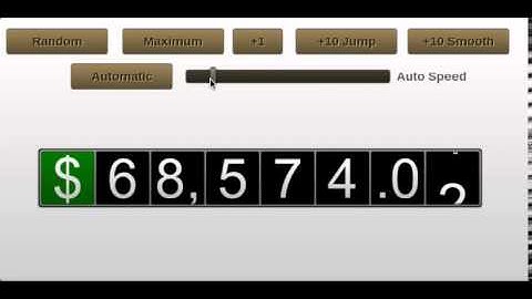 Odometer for NGUI - US Currency
