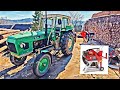 Firewood Petrol Log Saw HECHT 890 / ZETOR 4511 / PF62 Motorobot #4K #realsound