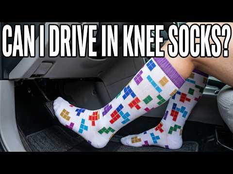 Can you drive in knee socks?