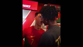 Ishowspeeds Sus Moment With Ronaldos Statue