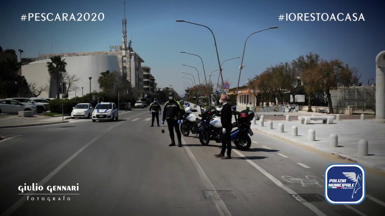 Polizia Municipale di PESCARA Quarantena COVID-19