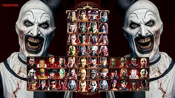 Mortal Kombat 9 - ART TERRIFIER MOD - Expert Arcade Ladder - Gameplay @ (1080p) - 60ᶠᵖˢ ✔