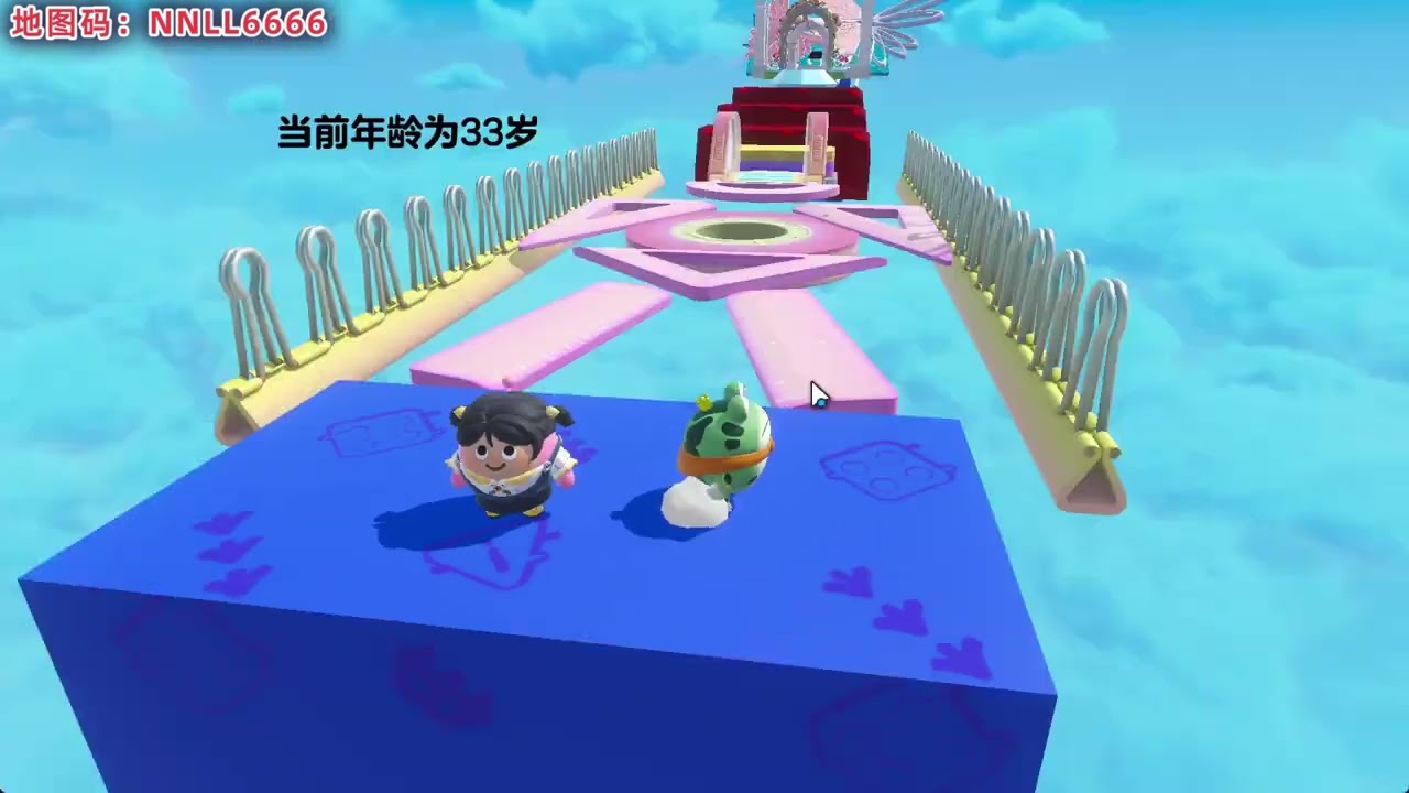 蛋仔派对乐园地图：阿七和茜茜体验蛋仔0到100岁  #蛋仔派对创计划  #蛋仔旅行家 #打卡一百张蛋仔地图 #蛋仔地图作者激励计划 #蛋仔小剧场 @在下茜茜