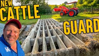 How to STOP Farm Animals from JUMPING CATTLE GUARD - Homestead