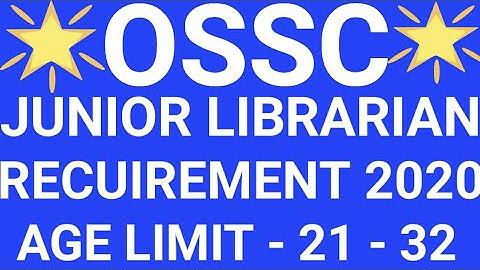 OSSC JUNIOR LIBERIAN RECUIREMENT 2020