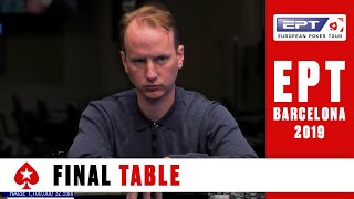 EPT BARCELONA Main Event, Final Table (Cards-Up) - 