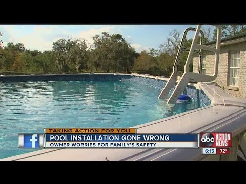 Pool installation gone wrong