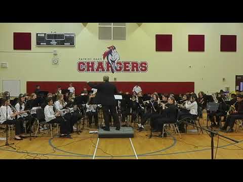 The Washington Post March: by Sousa - arr. Bocook. Patriot Oaks Academy Middle School Symphonic Band