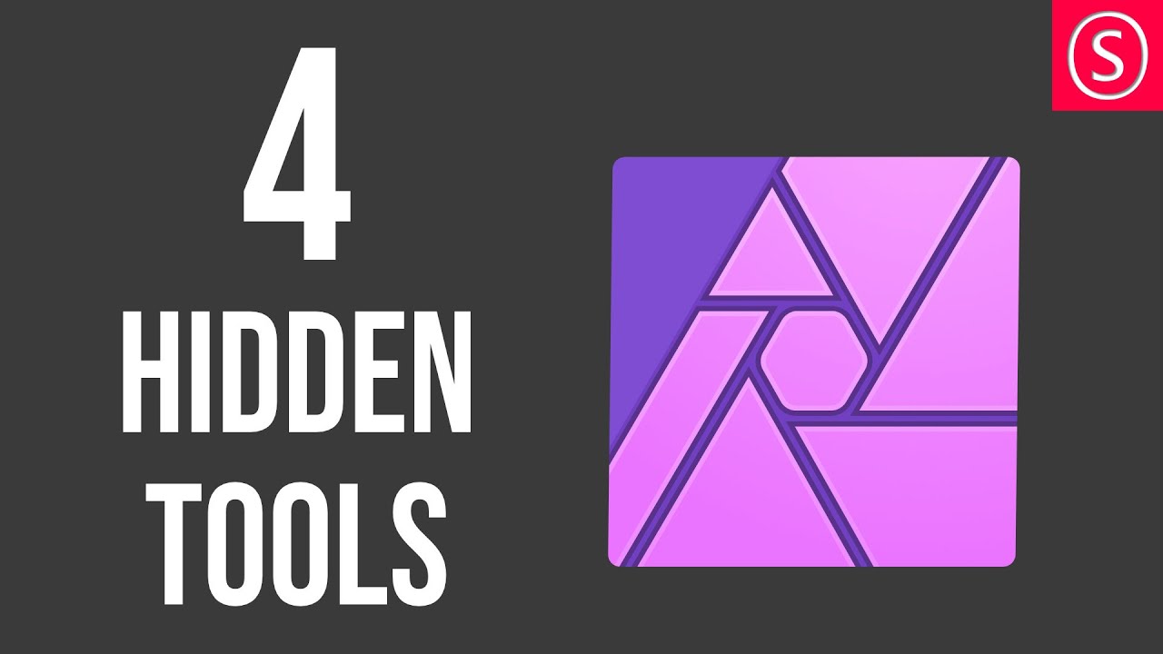 4 Tools you might have missed in Affinity Photo – Beginners Tutorial
