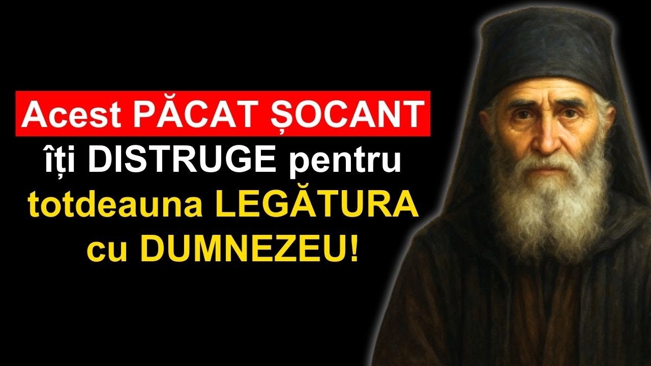 Te rogi zilnic, dar acest păcat șocant ÎȚI DISTRUGE legătura cu Dumnezeu | Sfântul Paisie