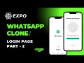 Create WhatsApp Welcome Screen UI in React Native Expo | Login Page Part 2 (Hindi Tutorial)