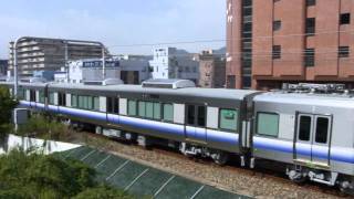 甲種輸送 225系5000番台 5009F+5010F 新長田通過 2010.10.19