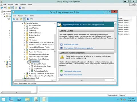 70-410 Lab 18 Using AppLocker Windows Server 2012 R2