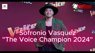 Sofronio Vasquez - "The Voice 2024 Champion" - Shows His Spectacular Talent on Crying  The Voice
