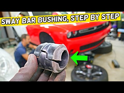 Front Sway Bar Bushing Replacement Dodge Charger Challenger, Clunking Fix
