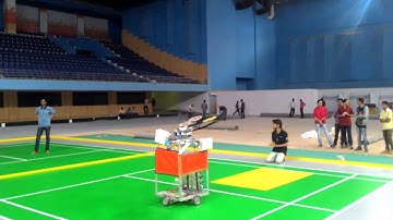 Automated Badminton Playing Robot