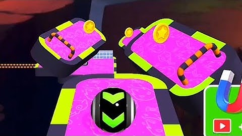 Sky Rolling Ball 3D Gameplay Speedrun Max All Levels 1435