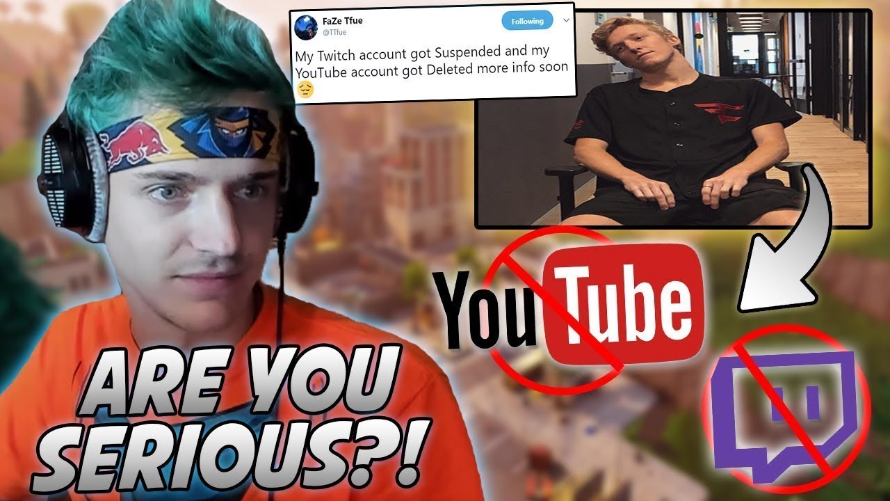 Ninja Explains Why Tfue Was Banned On Twitch & Deleted On YouTube