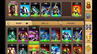 Magic war legends, 4 battle on arena 7, w voice tips, reach arena 8, lots of casualties,using steapa screenshot 5