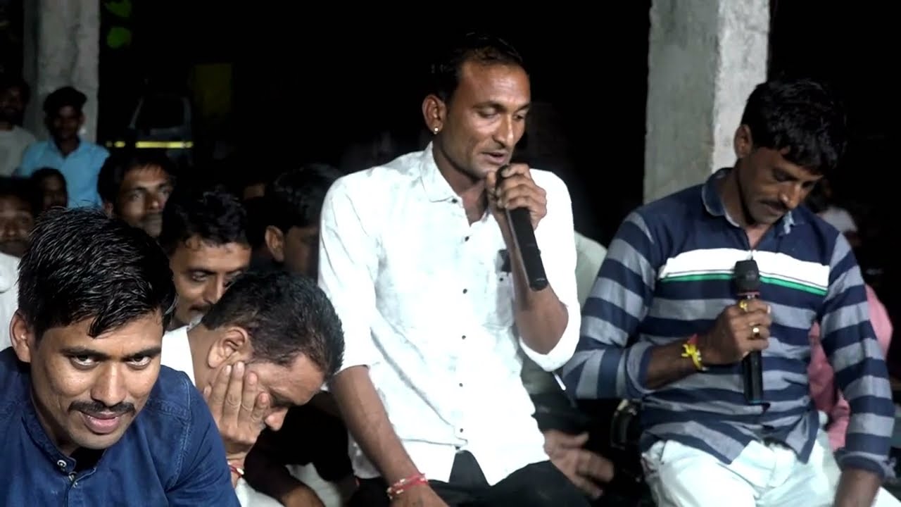 Bhajn mukabla#भजन मुकाबला  #sunil bhai  VS devendr bhai # yash studio #बालिया में# 08