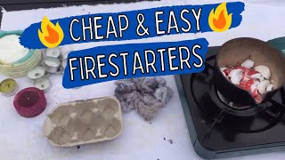 FREE to make - Homemade camping fire starters🔥