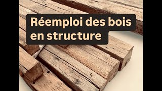 Réemplois du bois structurel dans la perspective de l'économie circulaire et de la REP - FBC24