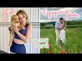 Our new puppy  engagement photos  vlog