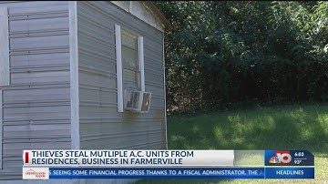 Thieves target window A.C. units in Farmerville