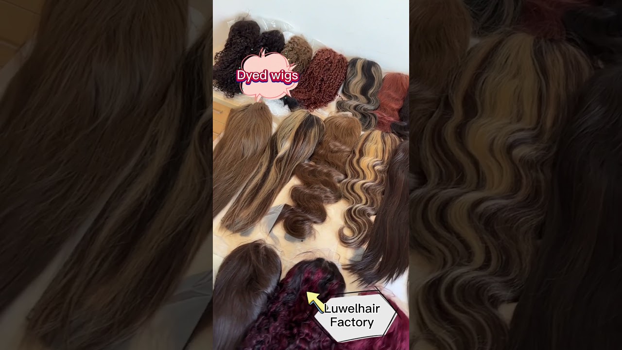Luwelhair Factory human hair wigs 🥰♥️ 