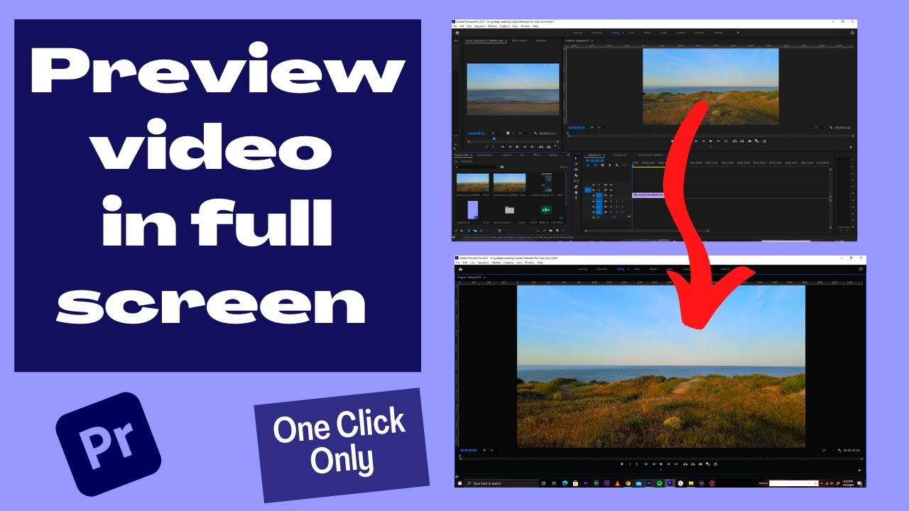 Premiere Pro Full Screen Preview Shortcut I #shorts #ytshorts - YouTube