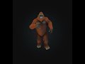 Animated Sasquatch model.