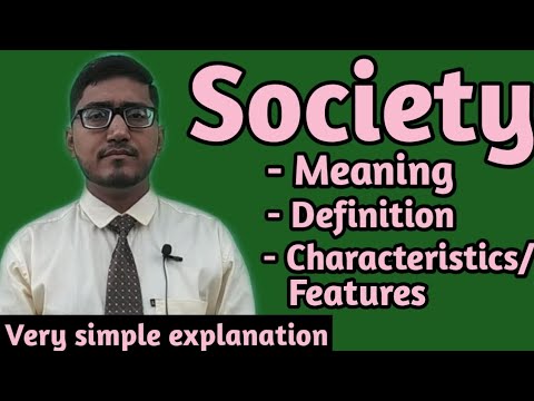 Ո՞րն է հասարակության սահմանումը սոցիոլոգիայում: