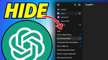 How To Hide ChatGPT Sidebar Chats
