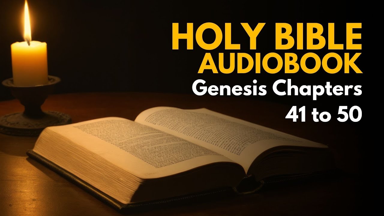 📕 The Holy Bible Audiobook Genesis Chapters 41 to 50 Last chapters ...