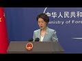 China MOFA official comments on VP attending UNGA, defence minister Li, sanctions on US firms, and J