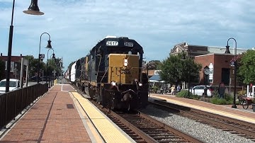CSXT 2617 GP38-2 Leads a Short CSX L134 North through Ashland, VA 07/18/2025