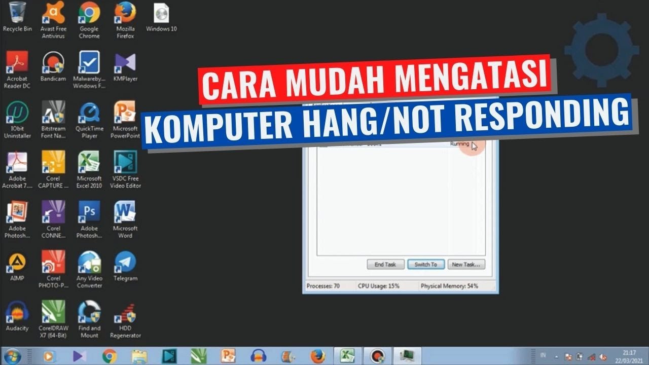 Cara Mengatasi Laptop Yang Hang Atau Not Responding