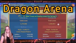 PCs vs 3v3 Dragon Arena - Lords Mobile